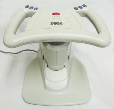 Sega Saturn Racing Controller (New) (Mist Gray) (HSS-0141) Sega Saturn