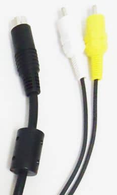 Monaural AV cable (HSS-112) Sega Saturn
