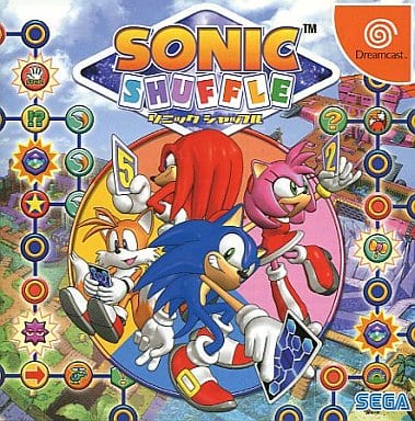 Sonic shuffle Sega Dreamcast