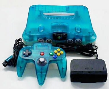 Nintendo 64 body (clear blue) Nintendo 64