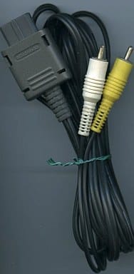 Monaural AV cable (Nintendo SF / N64 / GC compatible) Nintendo 64