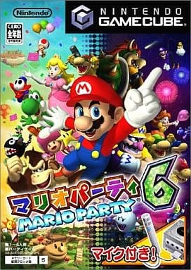Mario Party 6 (with microphone controller) Gamecube