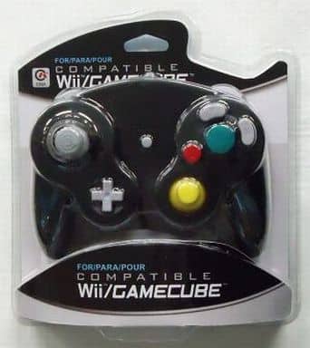 Wii/Gamecube Compatible Controller (Black) (M05819-BK) Gamecube