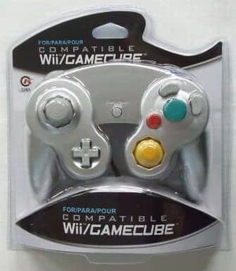 Wii/Gamecube Compatible Controller (Silver) (M05819-SL) Gamecube