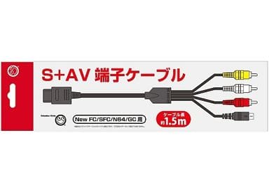 S+AV terminal cable 1.5m (for GC/NEWFC/SFC/N64) Gamecube