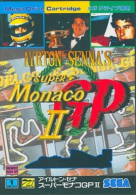 Ayrton Sena Super Monaco GPII Sega Megadrive