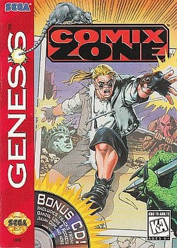 Genesis version Comix Zone Sega Megadrive