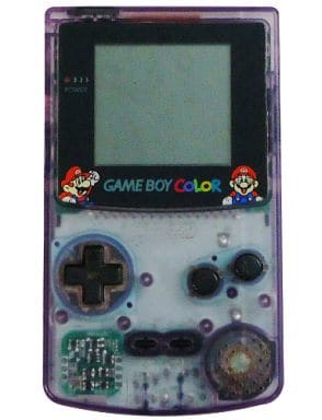 Game Boy Color Body Jusco Original Mario Version (Clear Purple) Gameboy Color