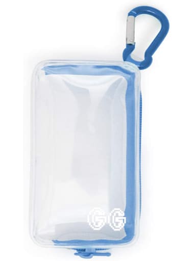 Clear for game gear micro TPU pouch blue Gamegear