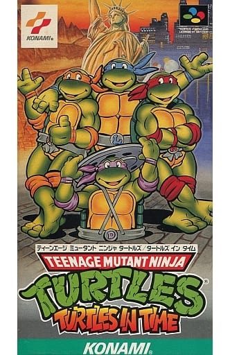 Teen Age Mutant Ninja Turtles Turtles Inn Time Super Famicom