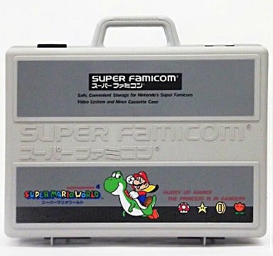 Super Mario World Body & Cassette Storage Case (1 body & 9 cassette can be stored) Super Famicom