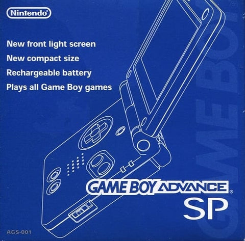 Game Boy Advance SP Body Azurite Blue Gameboy Advance