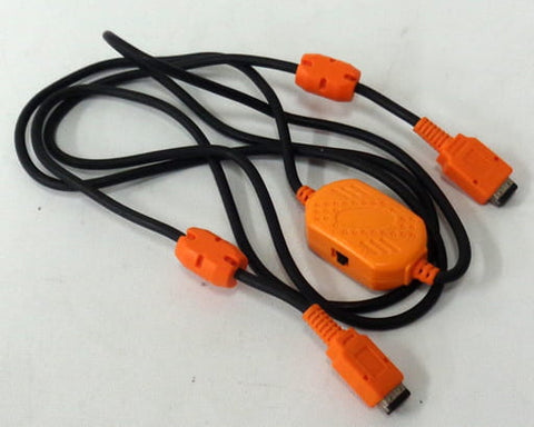 2 - player Cable Cable Black & Orange Gameboy Advance