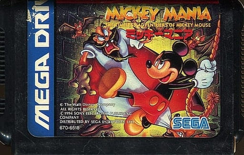 Mickey Mania Megadrive