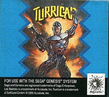 Genesis version Turrican Megadrive