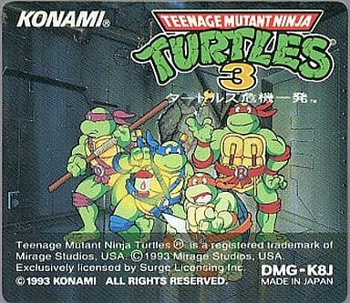 T.M.N.T3 Turtles crisis Gameboy Color