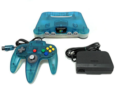 Nintendo 64 body (clear blue) (box / instructions) Nintendo 64