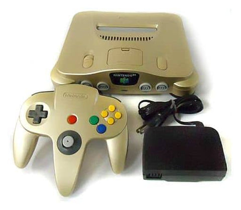 Nintendo 64 body (gold) (box / instructions) Nintendo 64